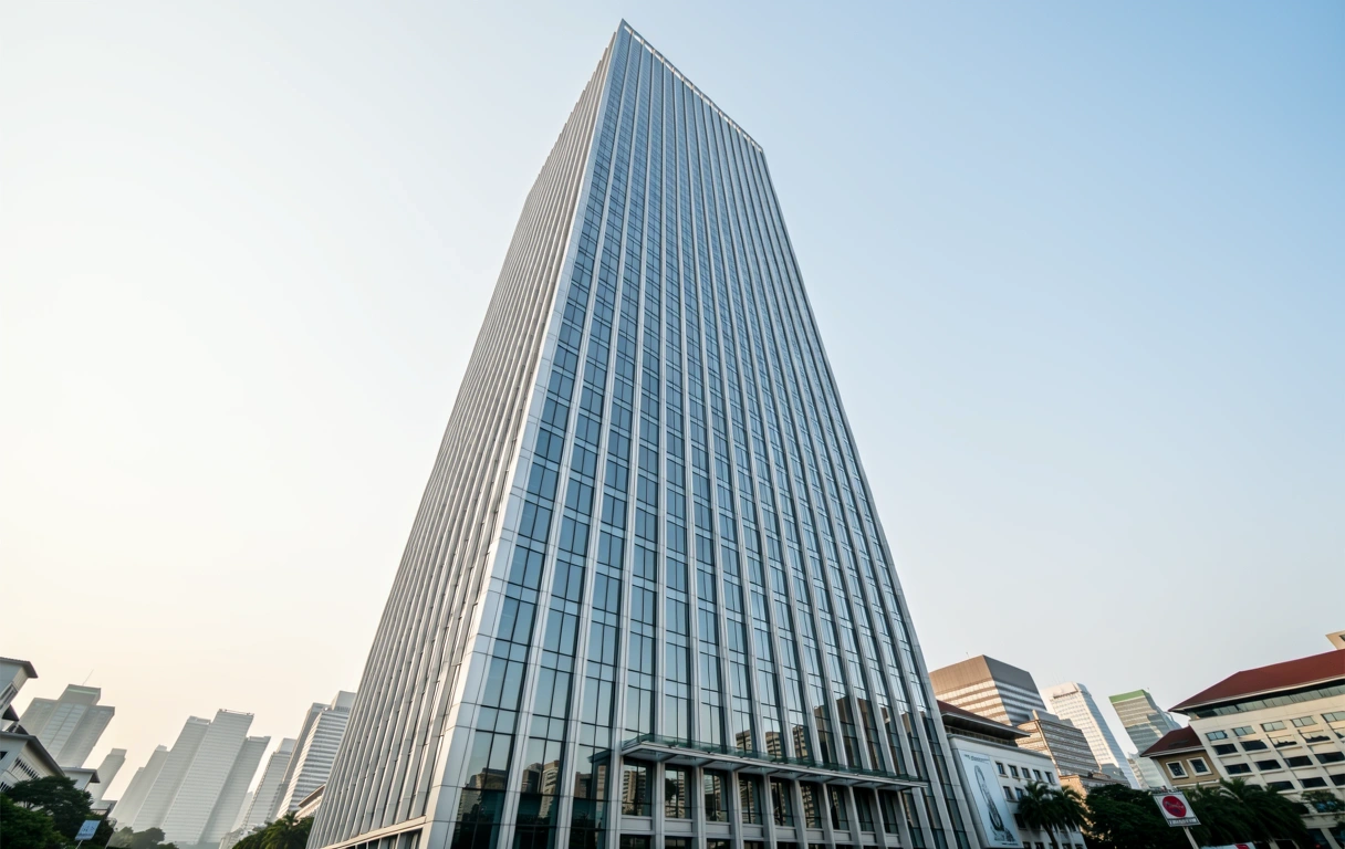 Modern corporate architecture in Indonesia