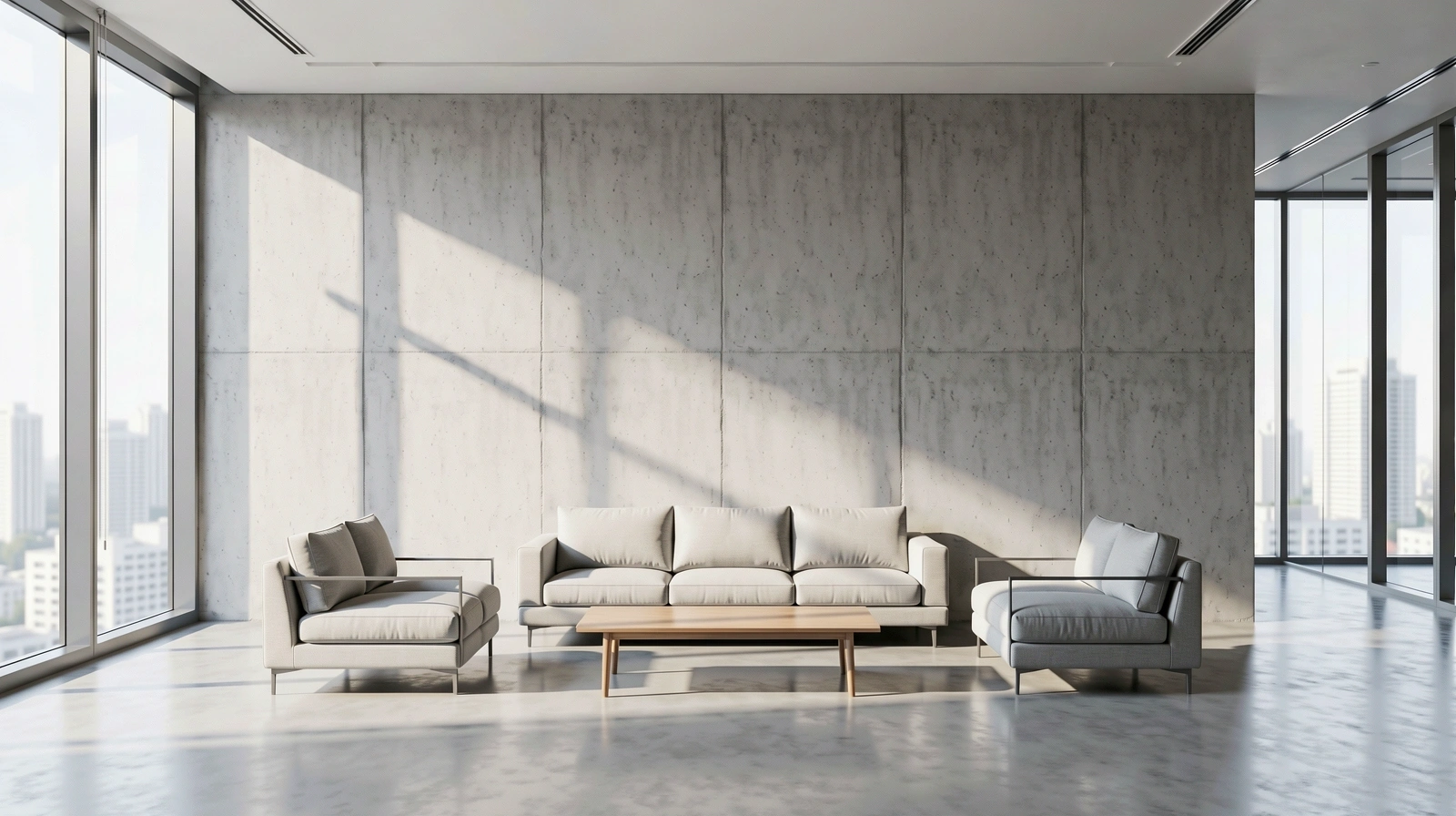 Minimalist architectural space